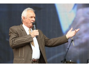 In this July 6, 2013, file photo, Mel Tillis performs at the Oklahoma Twister Relief Concert at the Gaylord Family-Oklahoma Memorial Stadium in Norman, Okla. Tillis, the longtime country star who wrote hits for Kenny Rogers, Ricky Skaggs and many others, and overcame a stutter to sing on dozens of his own singles, has died. A spokesman for Tillis, Don Murry Grubbs, said Tillis died early Sunday, Nov. 19, 2017, at Munroe Regional Medical Center in Ocala, Fla. He was 85. (Photo by Alonzo Adams/Invision/AP, File)
