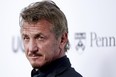 FILE- In this April 13, 2016 file photo, actor Sean Penn arrives at a gala in Los Angeles. Atria Books announced Monday, Nov. 13, 2017, that Penn’s novel, “Bob Honey Who Just Do Stuff” will come out March 27.  (Photo by Rich Fury/Invision/AP, File)