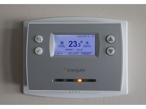 A thermostat.