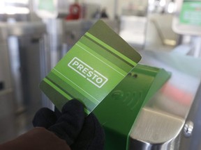 Presto card turnstiles at Main St. TTC station on March 19, 2016. Jack Boland/Toronto Sun