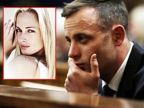 Oscar Pistorius, appears in the High Court in Pretoria, South Africa, Monday, June 13, 2016 for sentencing proceedings. An appeals court found Pistorius guilty of murder, and not culpable homicide for the shooting death of his girlfriend Reeve Steenkamp. (AP Photo/Themba Hadebe, Pool)