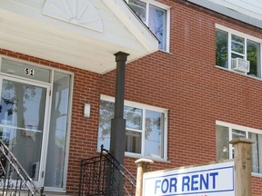 A rental unit in Orillia, Ont. is photographed on July 6, 2017.