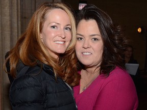 Michelle Rounds and Rosie O'Donnell are seen in a March 1, 2012 file photo. (Daniel Boczarski/Getty Images for Caesars Entertainment)