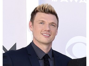 Nick Carter of the Backstreet Boys arrives at the 52nd annual Academy of Country Music Awards in Las Vegas in April 2017. (Jordan Strauss/Invision/AP, File)
