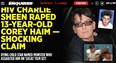 The National Enquirer broke the story that Charlie Sheen sexually assaulted tragic Corey Haim. Sheen has denied it.