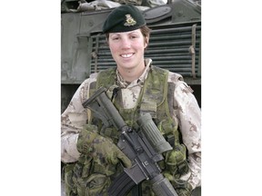 Capt. Nichola Goddard, of 1st Royal Canadian Horse Artillery based in Shiloh, Man., is shown in an undated photo. THE CANADIAN PRESS/ho-Canadian Armed Forces