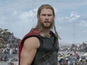 Chris Hemsworth in "Thor: Ragnarok." (Supplied)