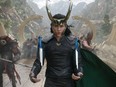Tom Hiddleston in a scene from Marvel's Thor: Ragnarok.
