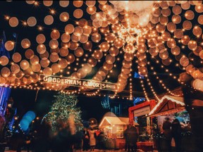 Toronto Christmas Market in the Distillery District.