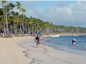 Guests of the  Barcelo Bavaro Grand Resort have almost 3 km of beautiful sandy beach to enjoy.