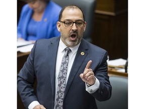 Minister of Energy, Glenn Thibeault,  answers questions about hydro plan at Queen's Park in Toronto Thursday May 11, 2017. Craig Robertson/Toronto Sun/Postmedia Network
Craig Robertson, Craig Robertson/Toronto Sun