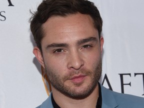 Ed Westwick attends the BAFTA Los Angeles TV Tea Party party at the Beverly Hilton hotel in Beverly Hills, on September 16, 2017. / AFP PHOTO / CHRIS DELMAS (Photo credit should read CHRIS DELMAS/AFP/Getty Images)