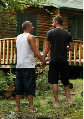 Bruce (right) and Darcy Oake. (Courtesy of Darcy Oake)