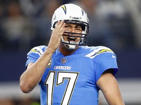 Philip Rivers and the Los Angeles Chargers should coast against Cleveland this Sunday. (GETTY IMAGES)