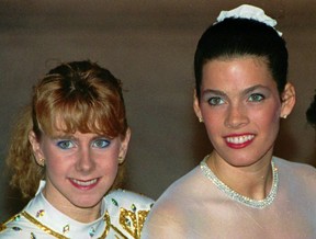 Tonya Harding and Nancy Kerrigan in the days before the infamous beatdown. A new movie tackles the drama.