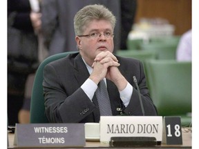 Public sector integrity commissioner Mario Dion is shown in Ottawa on Dec. 13, 2011. The Liberals are tapping a long-time public servant to be the ethics watchdog for the House of Commons. Government House leader Bardish Chagger says Dion is being nominated to become the next ethics and conflict of interest commissioner.