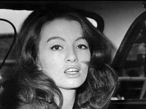 Party girl Christine Keeler leaves court in 1963. Her sexual antics with a cabinet minister brought down the British government.