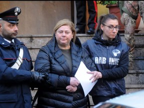 Sicilian mob queen Maria Angela Di Trapani was busted early Tuesday.