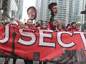 TFC players were greeted by thousands of fans at the 2017 MLS Championship parade.