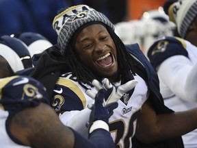 L.A. Rams running back Todd Gurley was this week's top scorer. (GETTY IMAGES)