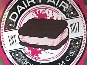The official logo of the Dairy Air Ice Cream Co. of Montclair, NJ.