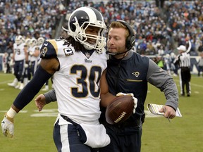 Los Angeles Rams running back Todd Gurley is our 2017 fantasy MVP. (AP PHOTO)
