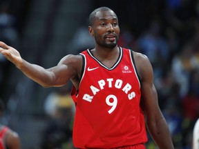 Raptors forward Serge Ibaka missed Friday's game against the Hawks. THE CANADIAN PRESS/AP/David Zalubowski