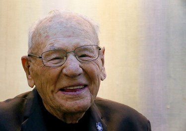 Leafs Legend and Hall of Fame Stanley Cup winner Johnny Bower celebrates his 93rd birthday at the Mandarin Restaurant in Mississauga on Wednesday November 8, 2017. Dave Abel/Toronto Sun