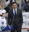 Ex-Leaf Travis Green is now a coach with the Canucks. (AP)