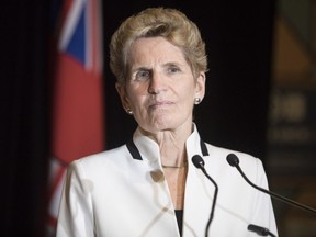 Ontario Premier Kathleen Wynne at the Confederation of Tomorrow 2.0 Conference in Toronto on Tuesday December 12, 2017. THE CANADIAN PRESS/Chris Young