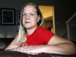 Jennifer McCrea is shown at her home in Calgary, Alberta on Tuesday, Oct. 4, 2016.