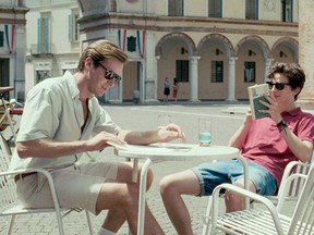 (L-r) Armie Hammer as Oliver and Timothée Chalamet as Elio in "Call Me By Your Name." MUST CREDIT: Sony Pictures Classics
