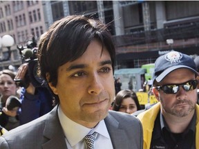 Former CBC host Jian Ghomeshi arrives at court in Toronto, Wednesday, May 11, 2016. Ghomeshi has resurfaced with an online music and podcast series.