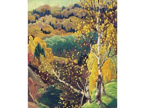Group of Seven member Franklin Carmichael’s October Gold, 1922 oil on canvas. PHOTO COURTESY MCMICHAEL CANADIAN ART COLLECTION