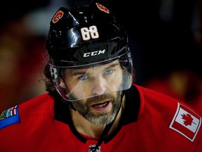 Jaromir Jagr of the Calgary Flames. (AL CHAREST/Postmedia Network files)