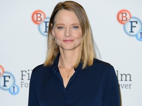 Jodie Foster during 'The Silence Of The Lambs' Q&A at BFI Southbank on November 3, 2017 in London, England. (Photo by Joe Maher/Getty Images)