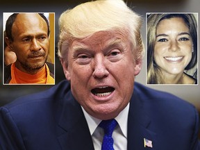 President Donald Trump hammered the Kate Steinle verdict. (AP)