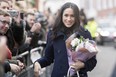 Meghan Markle in Nottingham, England in December. GETTY IMAGES