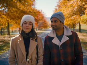 Alessandra Mastronardi and Aziz Ansari in "Master of None." (Netflix)