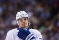 Maple Leafs centre Auston Matthews missed Sunday night's game against the Edmonton Oilers due to an injury. (The Canadian Press)