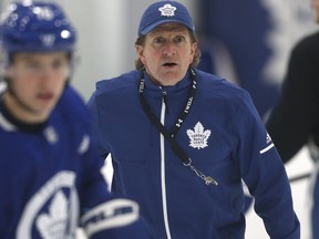 Maple Leafs head coach Mike Babcock.