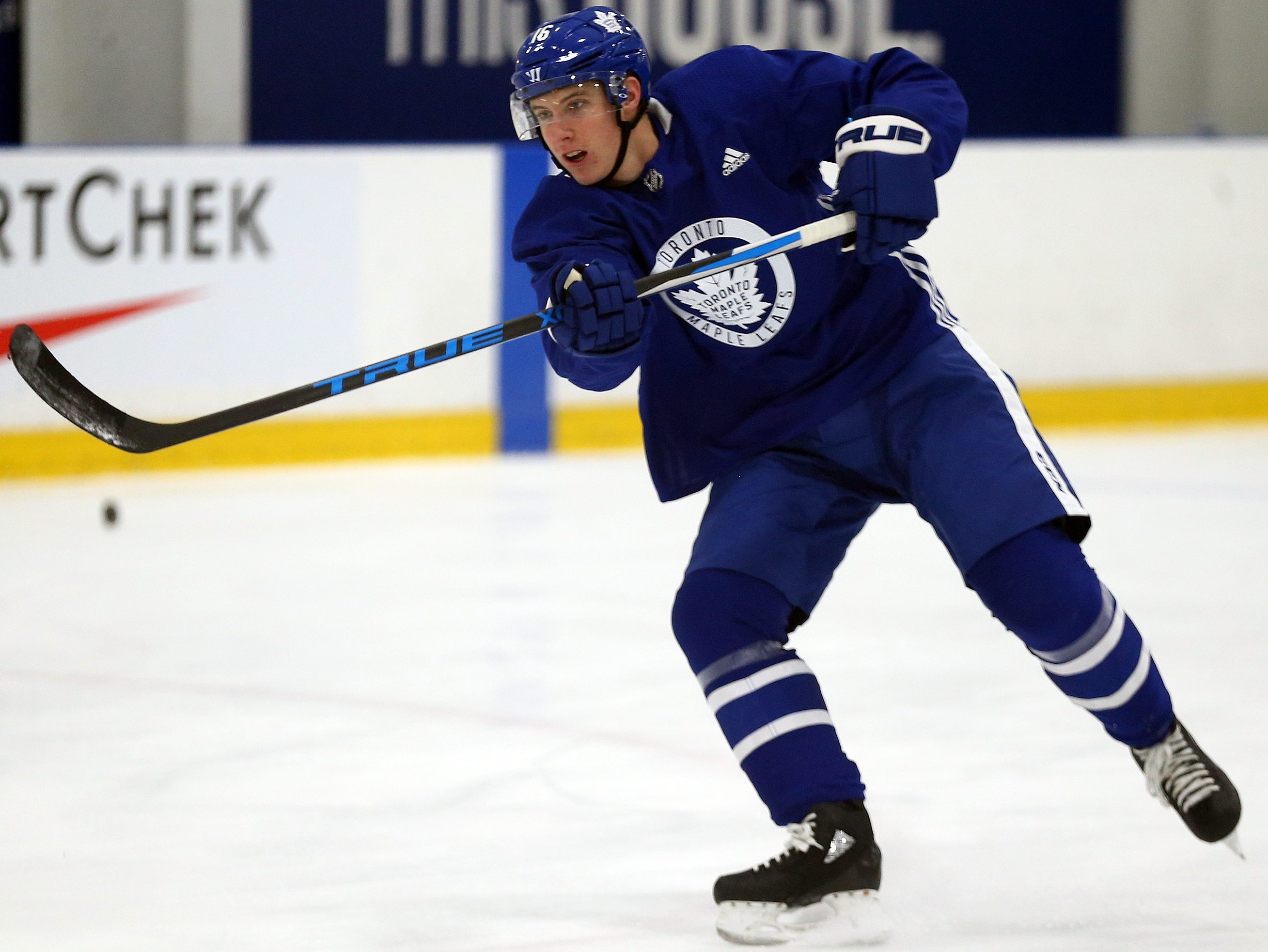 Toronto Maple Leafs Mitch Marner adidas Blue Authentic Player Jersey 50  Medium
