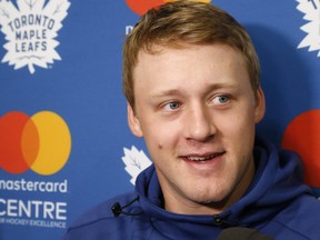 Morgan Rielly of the Toronto Maple Leafs. (MICHAEL PEAKE/Toronto Sun files)