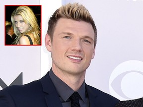 In this April 2, 2017 photo, Nick Carter of the Backstreet Boys arrive at the 52nd annual Academy of Country Music Awards in Las Vegas. Carter says he’s “shocked and saddened” by accusations made by a singer who said he raped her about 15 years ago. Melissa Schuman of the girl group Dream wrote in a blog post that she was “forced to engage in an act against my will.” She said the Backstreet Boy took her virginity. (Photo by Jordan Strauss/Invision/AP, File)  with file photo of Melissa Schuman (Getty Images)