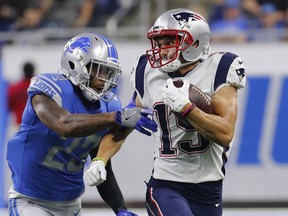 Patriots wide receiver Chris Hogan has a chance to be a fantasy hero this week against Miami. (AP)