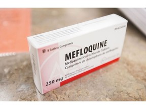 Anti-malaria drug Mefloquine. (Postmedia Network files)