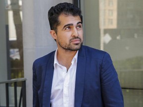 Mustafa Ururyar leaves University Ave. courthouse in Toronto on August 3, 2016. (Dave Thomas/Toronto Sun)