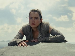 Daisy Riuley in "Star Wars: The Last Jedi." (Supplied)