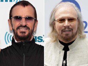 Music legends Ringo Starr and Barry Gibb have been awarded knighthoods in Queen Elizabeth II’s New Year’s Honours List. (Photo by John Phillips/Getty Images)