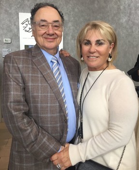 Barry and Honey Sherman are shown in a handout photo from the United Jewish Appeal.